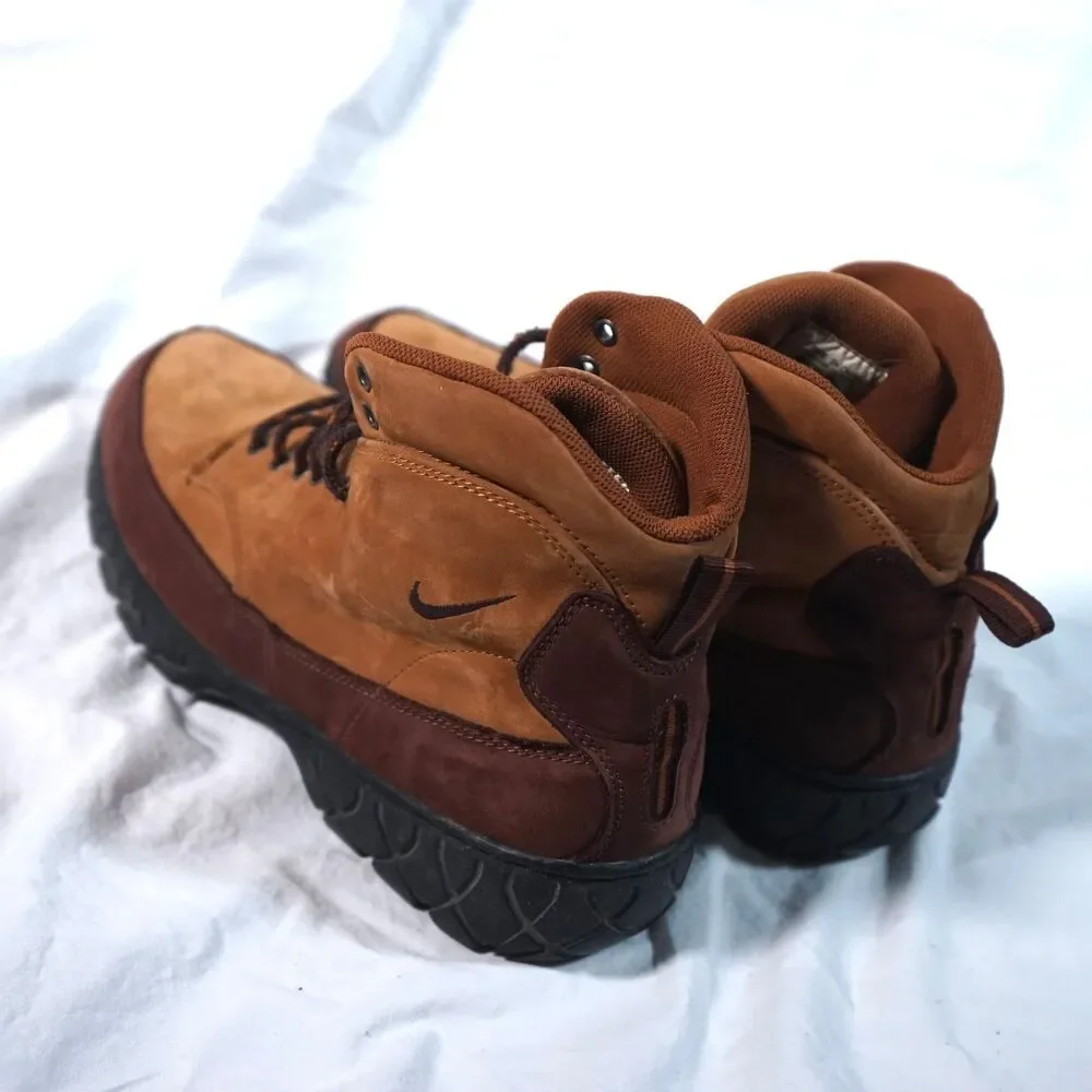 Vintage Nike Hiking Boots Brown Rare ACG Style 685054-221 Men's 10.5